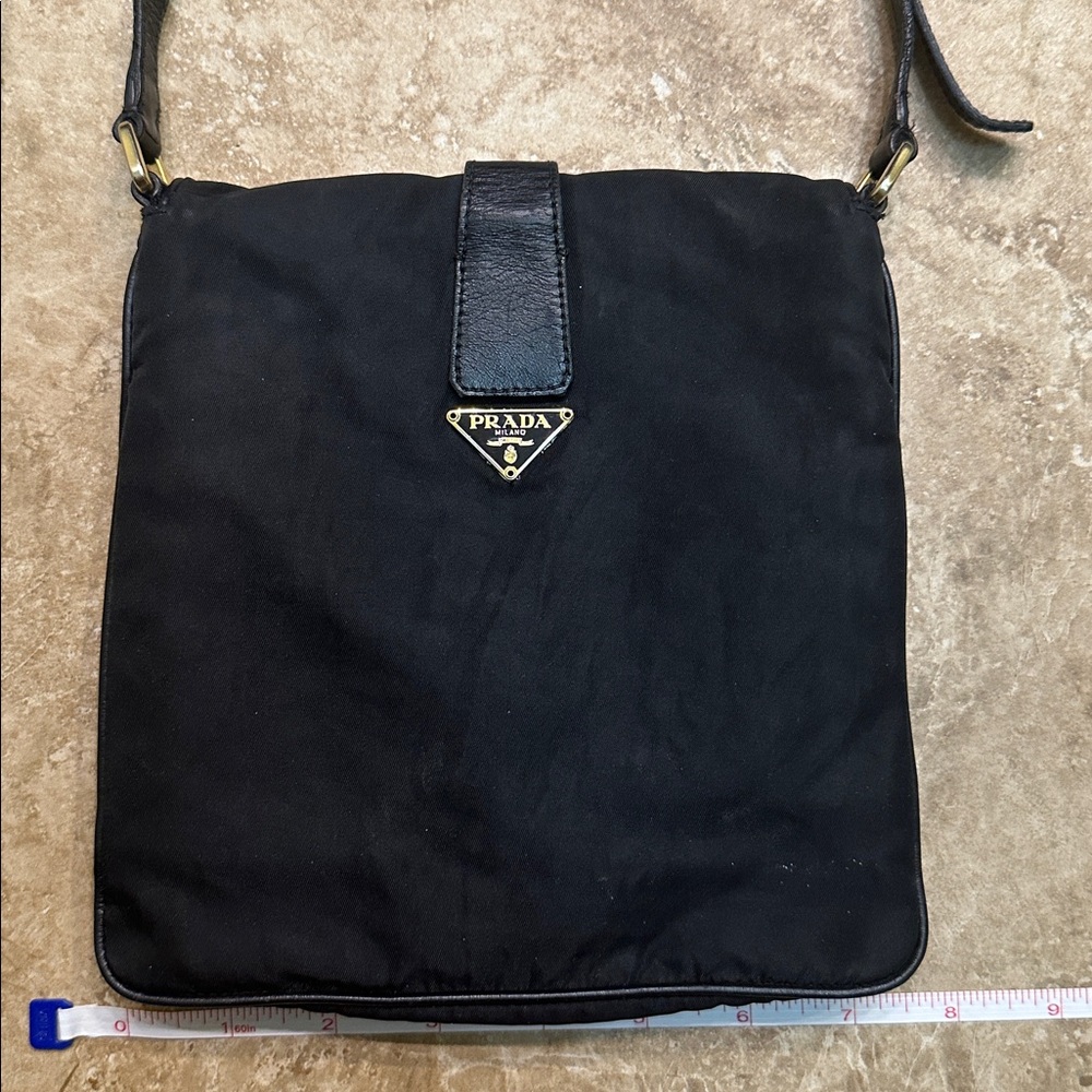 Prada Black Nylon Bag. Made in Italy